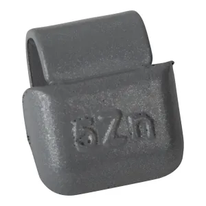 Wheel weight zinc 5gr alu rim gray 100pcs