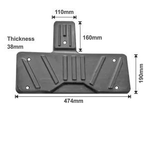 Beissbarth / Sicam / Bosch bead breaking rubber pad