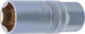 Zündkerzen-Einsatz mit Magnet, Sechskant | Antrieb Innenvierkant 12,5 mm (1/2") | SW 21 mm