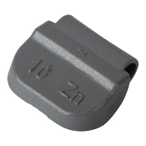 Wheel weight zinc 10gr steel rim gray 100pcs