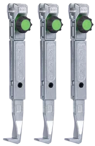 KUKKO 1-192-Sx 3 schnellverstellbare Standard-Abzugshaken (Satz)