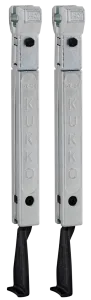 KUKKO 1-251-P Schmale Abzugshaken (Paar, Spanntiefe 250 mm)