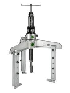 KUKKO 11-0-BV Extra starke, 3-armiger Universal-Abzieher 375 x 300-500 mm mit einstellbarer Spanntiefe und fetthydraulischer Spindel