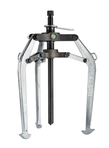 KUKKO 12-5 3-armiger Abzieher 350 x 275 mm mit voreinstellbaren Abzugshaken für Innen- und Außenabziehen