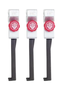KUKKO 2-153-S 3 schmale, schnellverstellbare Abzugshaken (Satz)