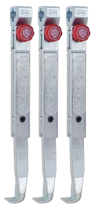 KUKKO 2-302-S 3 schnellverstellbare Standard-Abzugshaken (Satz)