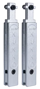 KUKKO 2-V-150-P Abzugshaken-Verlängerungen (Paar, 150 mm Verlängerung)