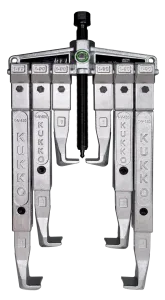 KUKKO 20-10-P3 2-armiger Universal-Abzieher 120 x 100 mm mit verstellbaren Abzugshaken im Satz