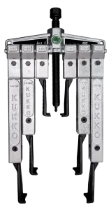 KUKKO 20-10-SP 2-armiger Universal-Abzieher 120 x 100 mm mit schmalen Abzugshaken im Satz