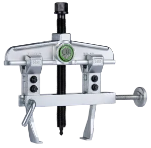 KUKKO 20-10-V 2-armiger Abzieher für Getrieberäder für VW/Audi Kupplung-Getriebe-Kombination, bis 120 mm Spannweite, 100 mm Spanntiefe