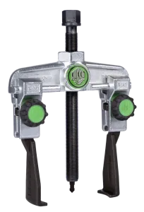 KUKKO 20-2xS 2-armiger Universal-Abzieher mit schmalen, schnellverstellbaren Abzugshaken, bis 160 mm Spannweite, 150 mm Spanntiefe