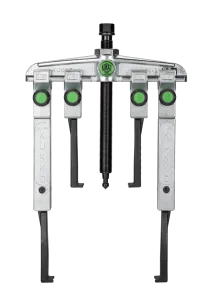 KUKKO 20-30xSP 2-armiger Universal-Abzieher mit schmalen, schnellverstellbaren Abzugshaken im Set, bis 350 mm Spannweite, 400 mm Spanntiefe