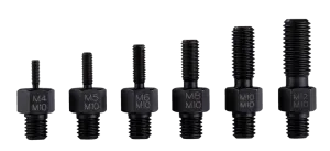 KUKKO 22-1-AS Satz Gewindeadapter für Gleithammer oder Gegenhalter (M4, M5, M6, M8, M10, M12)