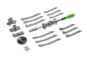 KUKKO 224-178 Abzieher-Satz mit Gleithammer, bis 150 mm Spannweite, 170 mm Spanntiefe, 21-teilig