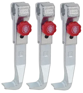 KUKKO 3-202-S 3 schnellverstellbare Standard-Abzugshaken (Satz)
