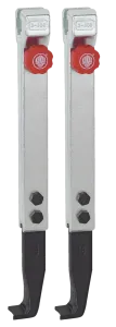 KUKKO 3-403-P Schmale, schnellverstellbare Standard-Abzugshaken (Paar, Spanntiefe 400 mm)