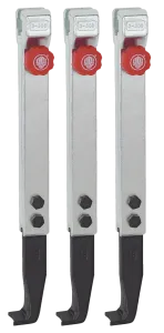 KUKKO 3-403-S 3 schmale, schnellverstellbare Abzugshaken (Satz)