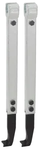 KUKKO 3-501-P Schmale Abzugshaken (Paar, Spanntiefe 500 mm)