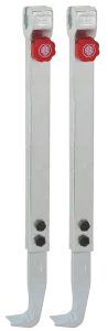 KUKKO 3-502-P Schnellverstellbare Standard-Abzugshaken (Paar, Spanntiefe 500 mm)