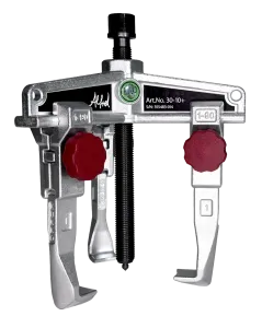 KUKKO 30-10+ 3-armiger Universal-Abzieher 120 x 100 mm mit schnellverstellbaren Abzugshaken