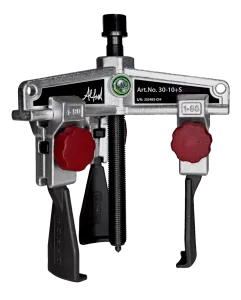 KUKKO 30-10+S 3-armiger Universal-Abzieher 120 x 100 mm mit schmalen, schnellverstellbaren Abzugshaken