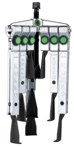 KUKKO 30-20xSP 3-armiger Universal-Abzieher mit schmalen Abzugshaken im Satz, bis 200 mm Spannweite, 300 mm Spanntiefe