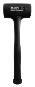 KUKKO 343-060 Rückschlagfreier Ausbeulhammer aus Nitrilkautschuk 60 mm