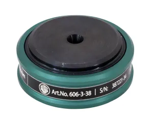KUKKO 606-3-38 Powerplate - Zentralsicherung bei Achsen, Außendurchmesser 38 mm