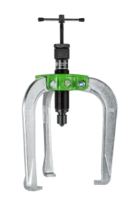 KUKKO 845-4-B Praktischer, 3-armiger Abzieher mit kraftübertragenden, selbstzentrierenden Abzugshaken und Hydraulikspindel (Abziehkraft bis 10 t)