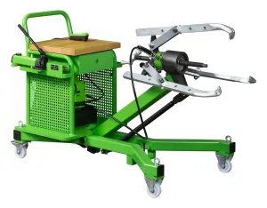 KUKKO Goliath-356 Mobiler Hydraulik-Abzieher "GOLIATH" 30 t montiert