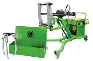 KUKKO Goliath-500 Mobiler Hydraulik-Abzieher "GOLIATH", bis 1.200 mm Spannweite, 700 mm Spanntiefe, max. 50 t Abziehkraft, mit Satz Y58-556
