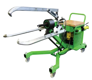 KUKKO Goliath-556 Mobiler Hydraulik-Abzieher "GOLIATH" 50 t montiert mit 3-armigem Abzieher 1200 x 700 mm