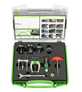 KUKKO K-142/6 Universal-Wischerarmabzieher-Satz 8-teilig in K-i-BOXX für alle Pkw, insbesondere VW, Audi, Seat, Skoda