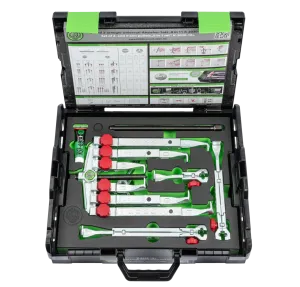 KUKKO K-2030-10+ 2-/3-armiger Universal-Abzieher-Satz mit schnellverstellbaren Abzugshaken