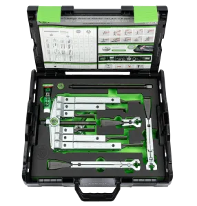 KUKKO K-2030-10-S-T 2-/3-armiger Universal-Abzieher-Satz mit extrem schmalen Abzugshaken