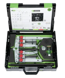 KUKKO K-2030-20+S+B 2-/3-armiger Universal-Abzieher-Satz mit zwei Abzugshakentypen, Hydraulikspindel