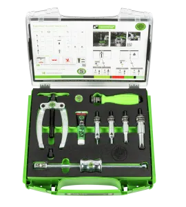 KUKKO K-22-A Ball Bearing Internal Puller Set, 8-Piece, Ø 6-30 mm