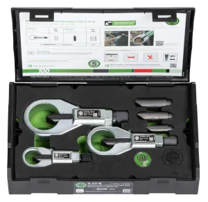 KUKKO K-55-B Mechanische moerensplijter set met dubbele beitels in L-Boxx Mini