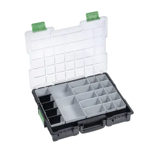 KUKKO K-A-KT-440-355-76 Innovative KUKKO Kleinteilekoffer aus Kunststoff mit Verbindungsverschluss 440x355x76