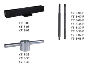 KUKKO Y318-04 Befestigungsmaterial für 1 Paar Zugbolzen