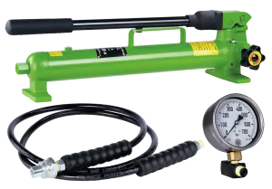 KUKKO YHP-325 Handpumpe mit Schlauch, Manometer