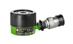 KUKKO YRH-132 Hohlkolbenzylinder mit max. 13 t Abziehkraft, 8 mm Hub, Außengewinde-Druckzylinder 2 3/4"-12 UN