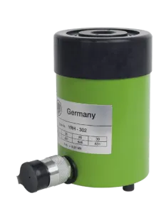 KUKKO YRH-206 Hohlkolbenzylinder mit max. 20 t Abziehkraft, 150 mm Hub, Außengewinde-Druckzylinder 3 7/8"-12 UN