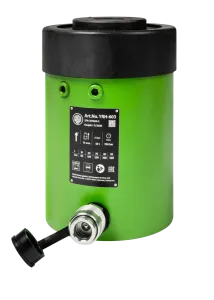 KUKKO YRH-603 Hohlkolbenzylinder mit max. 60 t Abziehkraft, 75 mm Hub, Außengewinde-Druckzylinder 6 1/4"-12 UN