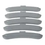 Wielgewicht zink 55 gram | stalen velg | 50 stuks 2