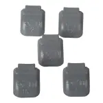 Wielgewicht zink 5 gram | stalen velg, grijs | 100 stuks 2