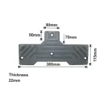 Bright bead breaking rubber pad