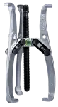 KUKKO 209-0 3-armiger Abzieher mit pendelnden, umkehrbaren Abzugshaken, verstellbarer Spanntiefe, bis 100 mm Spannweite, 50 mm Spanntiefe